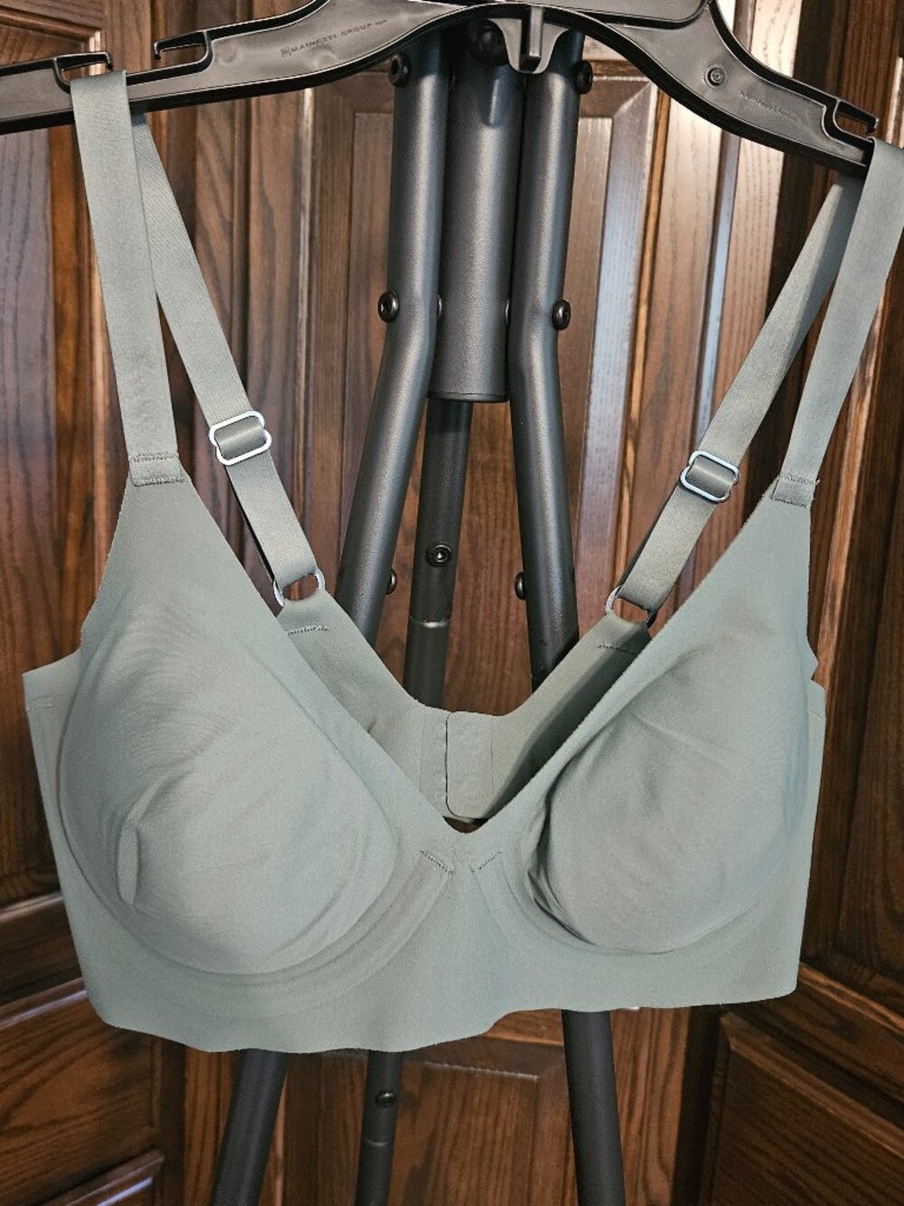 SMOOTHEZ by Aerie 34D Gray Green Plunge Wireless Bra